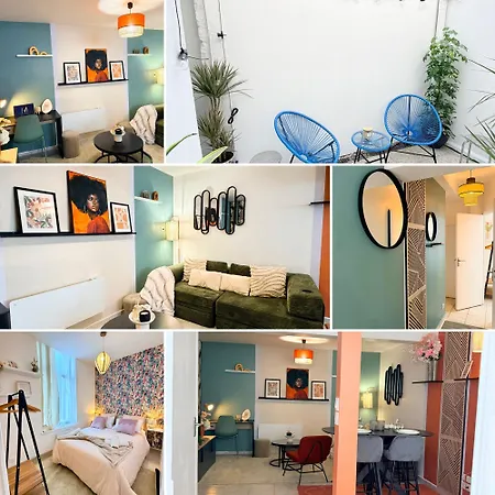 La Parenthese Secrete - Refuge Cosy Avec Terrasse Hypercentre 아파트 루베